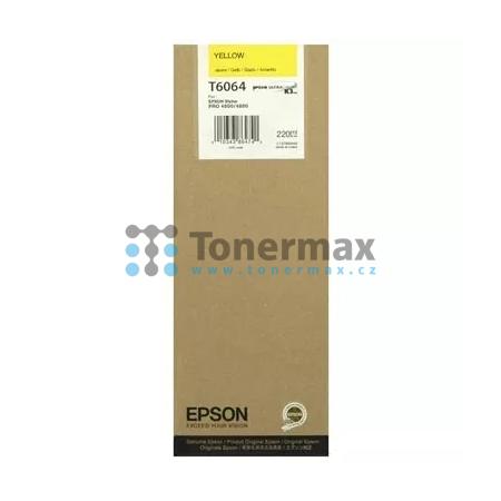 Epson T6064, C13T606400, originální cartridge pro tiskárny Epson Stylus Pro 4800, Stylus Pro 4880