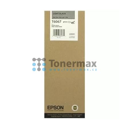 Epson T6067, C13T606700, originální cartridge pro tiskárny Epson Stylus Pro 4800, Stylus Pro 4880