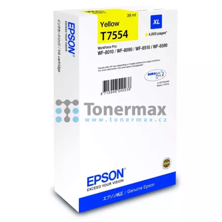 Cartridge Epson T7554, C13T755440 (XL)