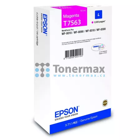 Cartridge Epson T7563, C13T756340 (L)