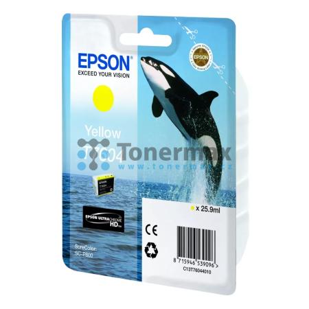 Epson T7604, C13T76044010, originální cartridge pro tiskárny Epson SureColor P600, SureColor SC-P600