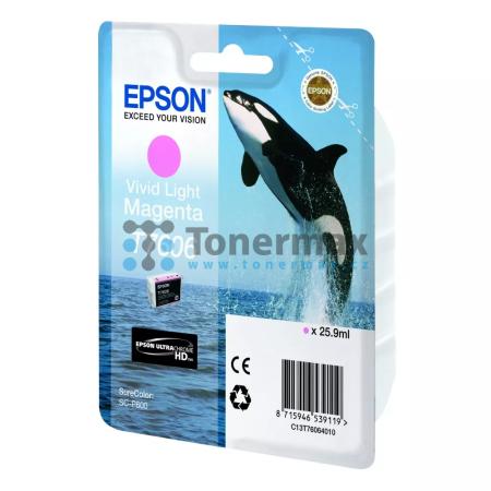 Epson T7606, C13T76064010, originální cartridge pro tiskárny Epson SureColor P600, SureColor SC-P600
