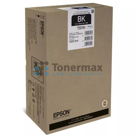Epson T9741 XXL, C13T974100, originální cartridge pro tiskárny Epson WorkForce Pro WF-C869R, WorkForce Pro WF-C869RD3TWFC, WorkForce Pro WF-C869RDTWF, WorkForce Pro WF-C869RDTWFC