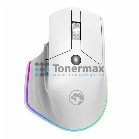 Ergonomická herní myš Marvo G803, bezdrátová, 4000 DPI, Bluetooth, bílá