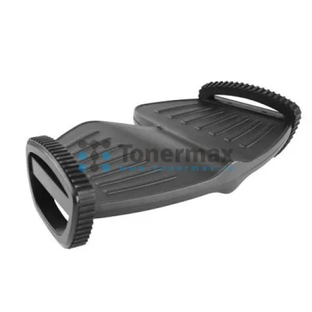 Ergonomická houpací podložka pod nohy s masáží, 2 výšky - černá