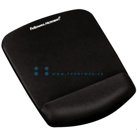 Ergonomická podložka pod myš a zápěstí Fellowes PlushTouch - černá