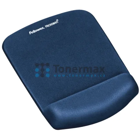 Ergonomická podložka pod myš a zápěstí Fellowes PlushTouch - modrá