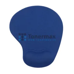 Ergonomická podložka pod myš a zápěstí Powerton mini gelová - námořnická modrá