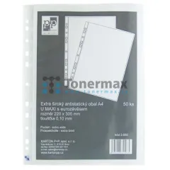 Euroobal 'U' Maxi A4, 220 x 300 mm, 100 mic, matný, 50 ks