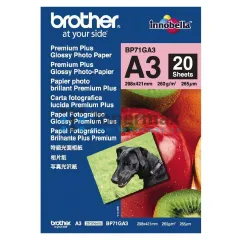 Fotopapír Brother Glossy Photo Paper BP71GA3, A3, lesklý, 260 g/m2, 20 ks