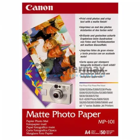 Fotopapír Canon Matte Photo Paper MP-101, A4, matný, 170 g/m2, 50 ks
