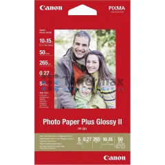 Fotopapír Canon Photo Paper Plus Glossy PP-201, 10x15 cm, lesklý, 265 g/m2, 50 ks