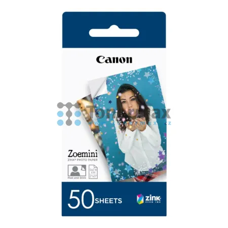 Fotopapír Canon ZINK Photo Paper 3215C002, 5x7,6 cm, lesklý, termální, 50 ks