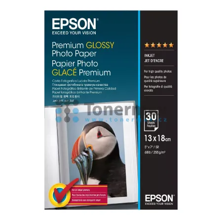 Fotopapír Epson Glossy Photo Paper C13S042154, 13x18 cm, lesklý, 255 g/m2, 30 ks