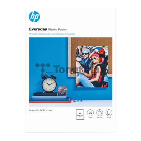 Fotopapír HP Everyday Glossy Photo Paper Q5451A, A4, lesklý, 200 g/m2, 25 ks