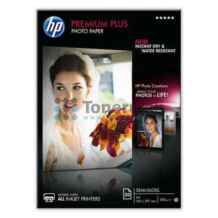 Fotopapír HP Premium Plus Semi-Gloss Photo Paper CR673A A4, 300 g/m2, 20 ks