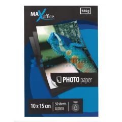 Fotopapír MaxOffice, 10x15 cm, lesklý, 180g/m2, 50 ks