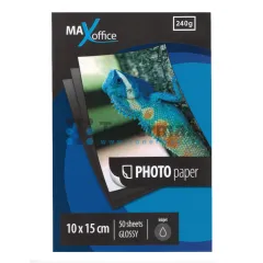 Fotopapír MaxOffice, 10x15 cm, lesklý, 240 g/m2, 50 ks