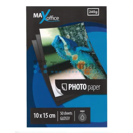 Fotopapír MaxOffice, 10x15 cm, lesklý, 240 g/m2, 50 ks