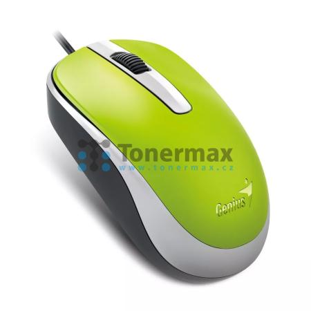 GENIUS DX-120, optická myš drátová, 1200 dpi, USB, zelená