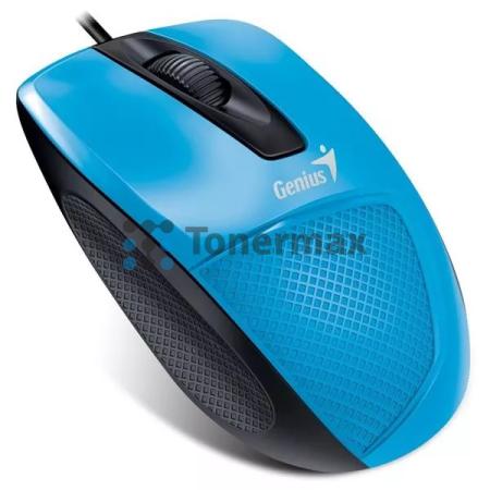 GENIUS DX-150X, optická myš drátová, 1000 dpi, USB, modrá
