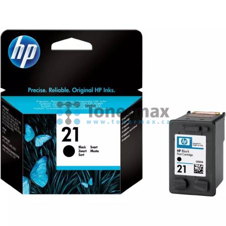HP 21, HP C9351AE, originální cartridge pro tiskárny HP Deskjet 3910, Deskjet 3918, Deskjet 3920, Deskjet 3930, Deskjet 3930v, Deskjet 3938, Deskjet 3940, Deskjet 3940v, Deskjet D1311, Deskjet D1320, Deskjet D1330, Deskjet D1341, Deskjet D1360, Deskjet D1