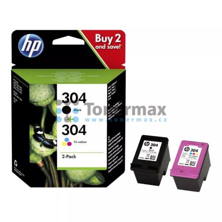 HP 304, HP 3JB05AE, 2-pack, originální cartridge pro tiskárny HP DeskJet 2620, DeskJet 2630, DeskJet 2632, Deskjet 3720, Deskjet 3730, Deskjet 3750, Deskjet 3760, Deskjet 3762