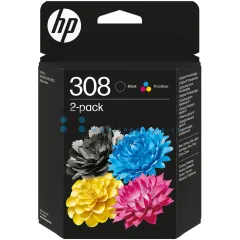 HP 308 + HP 308, HP 6L6S6UE, 2-Pack