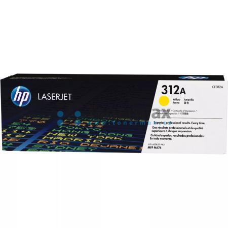 HP 312A, HP CF382A, originální toner pro tiskárny HP Color LaserJet Pro MFP M476dn, Color LaserJet Pro MFP M476, Color LaserJet Pro MFP M476dw, Color LaserJet Pro MFP M476nw