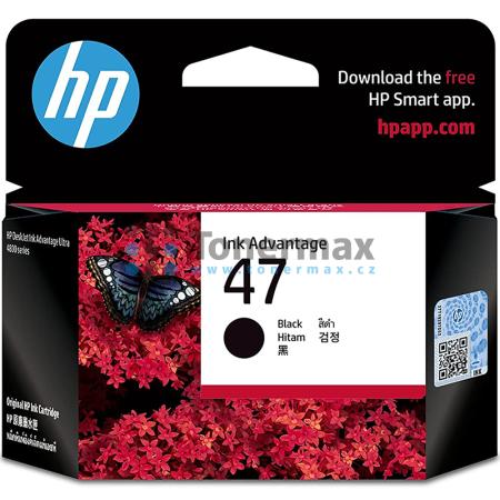 HP 47, HP 6ZD21AE, originální cartridge pro tiskárny HP DeskJet Ink Advantage Ultra 4800 series, DeskJet Ink Advantage Ultra 4828