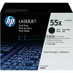 HP 55X, HP CE255XD, dvoubalení HP 55X, HP CE255XD, dvoubalení