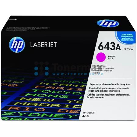 HP 643A, HP Q5953A, originální toner pro tiskárny HP Color LaserJet 4700, Color LaserJet 4700dn, Color LaserJet 4700dtn, Color LaserJet 4700n, Color LaserJet 4700ph+