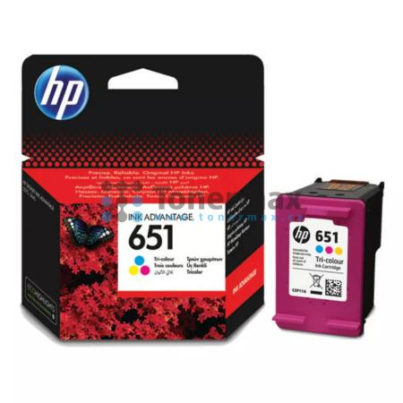HP 651, HP C2P11AE, originální cartridge pro tiskárny HP Deskjet Ink Advantage 5575, Deskjet Ink Advantage 5645, Officejet 202, Officejet 202 Mobile Printer, Officejet 252, Officejet 252 Mobile All-in-One