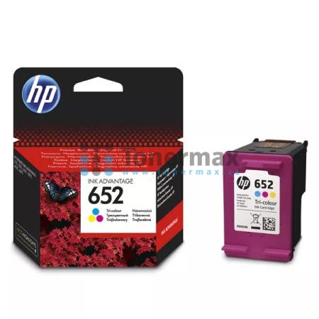 HP 652, HP F6V24AE, originální cartridge pro tiskárny HP Deskjet Ink Advantage 1115, Deskjet Ink Advantage 2135, Deskjet Ink Advantage 3635, Deskjet Ink Advantage 3636, Deskjet Ink Advantage 3775, Deskjet Ink Advantage 3785, Deskjet Ink Advantage 3787, De