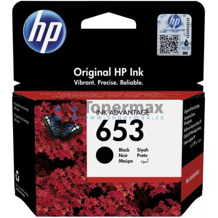 HP 653, HP 3YM75AE, originální cartridge pro tiskárny HP DeskJet Plus Ink Advantage 6075, DeskJet Plus Ink Advantage 6475