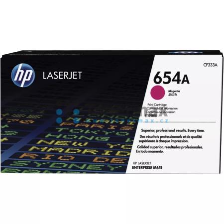 HP 654A, HP CF333A, originální toner pro tiskárny HP Color LaserJet Enterprise M651, Color LaserJet Enterprise M651dn, Color LaserJet Enterprise M651n, Color LaserJet Enterprise M651xh