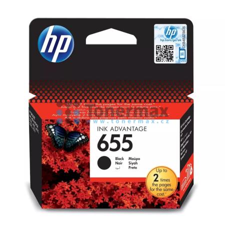 HP 655, HP CZ109AE, originální cartridge pro tiskárny HP Deskjet Ink Advantage 3525, Deskjet Advantage 3525, Deskjet Ink Advantage 4615, Deskjet Advantage 4615, Deskjet Ink Advantage 4625, Deskjet Advantage 4625, Deskjet Ink Advantage 5525, Deskjet Advant