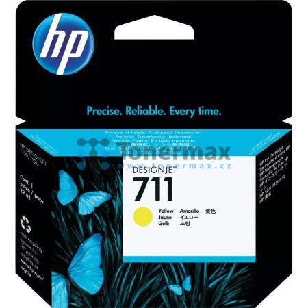 HP 711, HP CZ132A, originální cartridge pro tiskárny HP DesignJet T125, DesignJet T130, DesignJet T525, DesignJet T530, Designjet T120, Designjet T520
