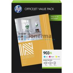 HP 903XL, HP 1CC20AE, Value Pack + 75 listů A4