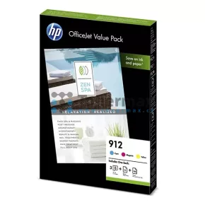 HP 912, HP 6JR41AE, Officejet Value Pack + 125 listů A4