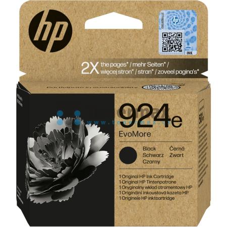 HP 924e, HP 4K0V0NE, originální cartridge pro tiskárny HP OfficeJet Pro 8122e, OfficeJet Pro 8124e, OfficeJet Pro 8125e, OfficeJet Pro 8132e, OfficeJet Pro 8134e, OfficeJet Pro 8135e