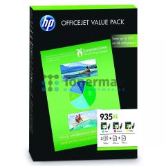 HP 935XL, HP F6U78AE, Value Pack + 75 listů A4 HP 935XL, HP F6U78AE, Value Pack + 75 listů A4