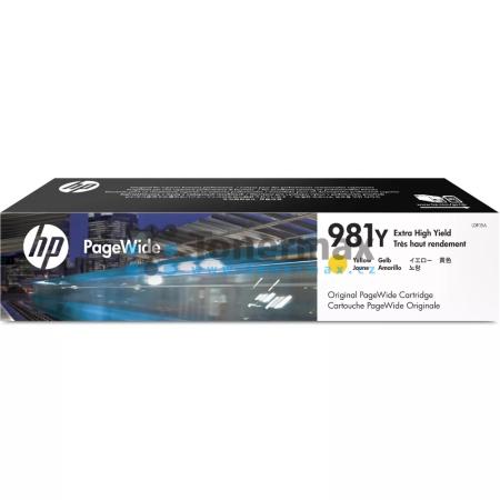 HP 981Y, HP L0R15A, originální cartridge pro tiskárny HP PageWide Enterprise Color 556, PageWide Enterprise Color 556dn, PageWide Enterprise Color 556xh, PageWide Enterprise Color Flow MFP 586, PageWide Enterprise Color Flow MFP 586z, PageWide Enterprise