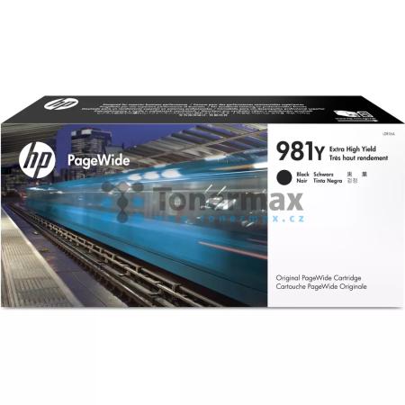 HP 981Y, HP L0R16A, originální cartridge pro tiskárny HP PageWide Enterprise Color 556, PageWide Enterprise Color 556dn, PageWide Enterprise Color 556xh, PageWide Enterprise Color Flow MFP 586, PageWide Enterprise Color Flow MFP 586z, PageWide Enterprise