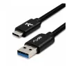 Kabel Logo USB-C na USB-A 3.2 Gen 1, 5 Gb/s, 2 m, černý