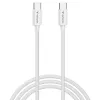 Kabel Verbatim Essentials USB-C na USB-C, 100 W, 3 m, bílý Kabel Verbatim Essentials USB-C na USB-C, 100 W, 3 m, bílý