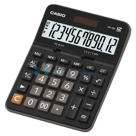Kalkulačka Casio DX 12B, černá