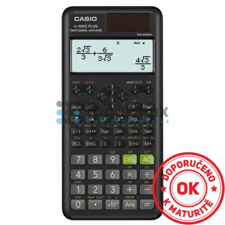 Kalkulačka Casio FX 85 ES PLUS 2E, černá