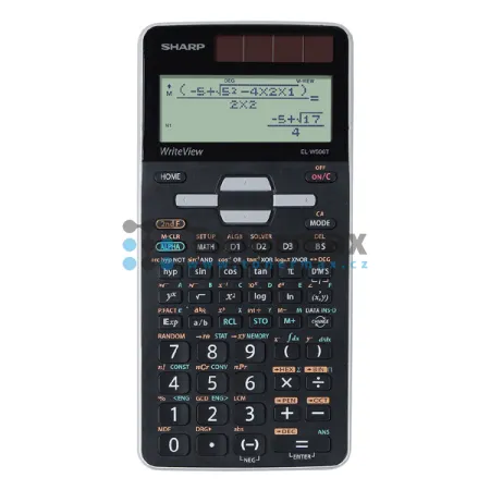 Kalkulačka Sharp EL-W506TGY, černo-šedá