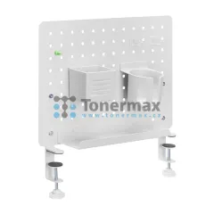 Kancelářský stolní organizér Powerton Ergo Pegboard, upínací, šedý